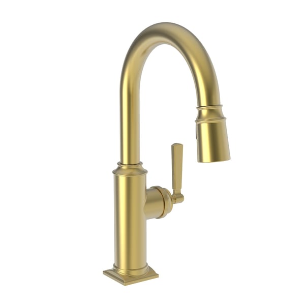 Newport Brass Prep/Bar Pull Down Faucet in Satin Gold (Pvd) 3170-5203-24S - main